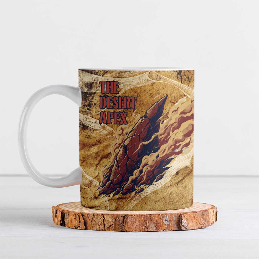 The Desert Apex Giratina Ceramic Mug Grunge Ink Sandstorm Art