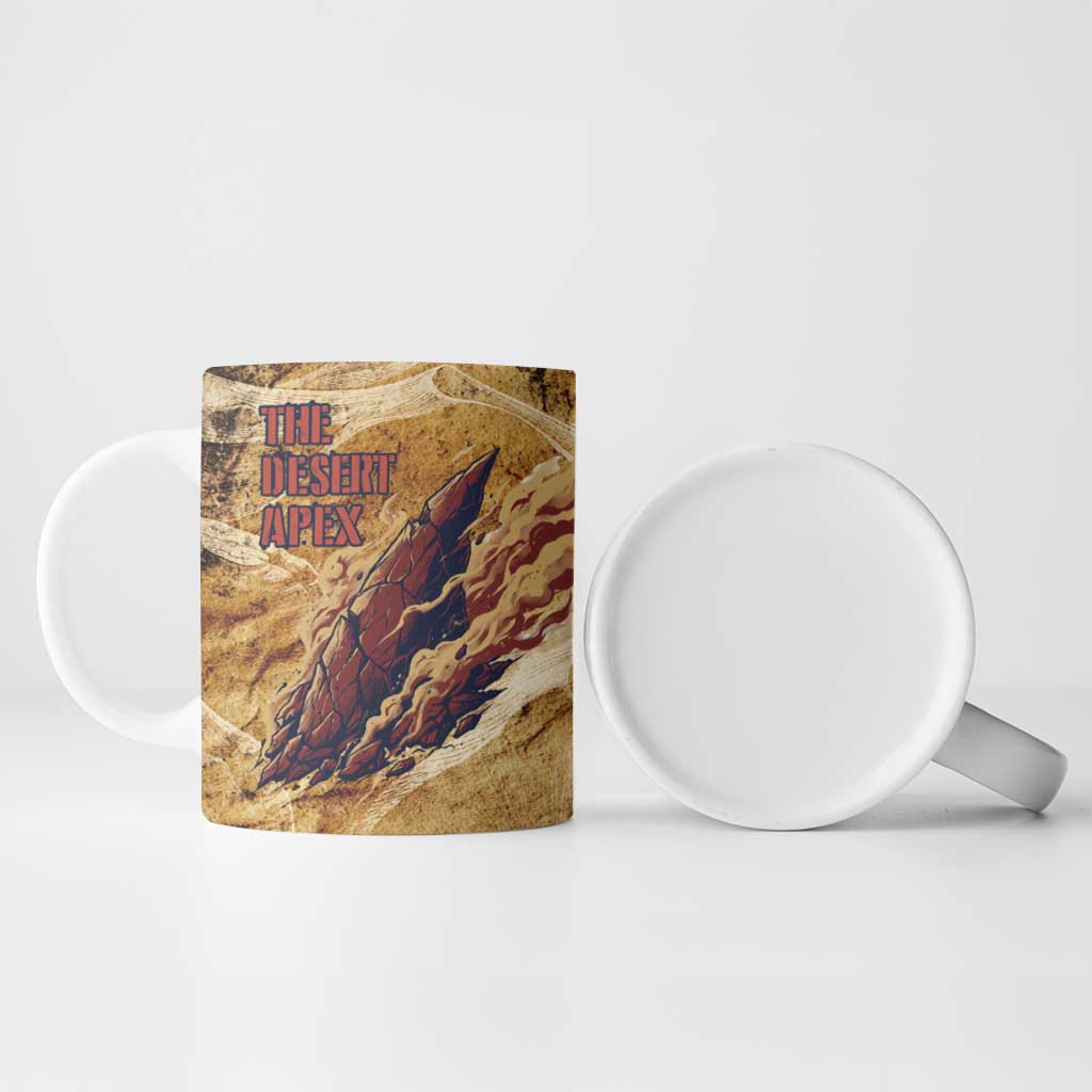 The Desert Apex Giratina Ceramic Mug Grunge Ink Sandstorm Art