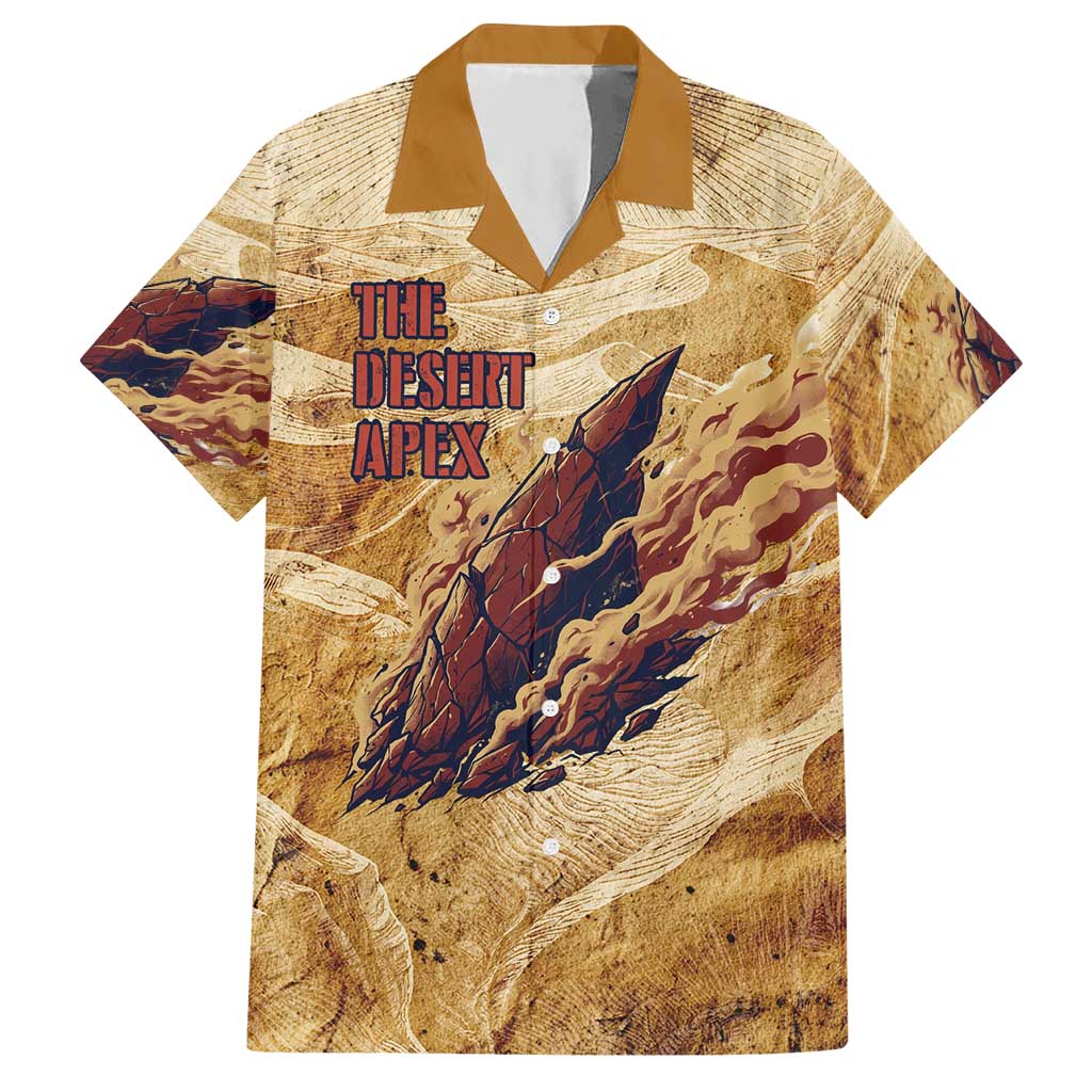 The Desert Apex Giratina Hawaiian Shirt Grunge Ink Sandstorm Art