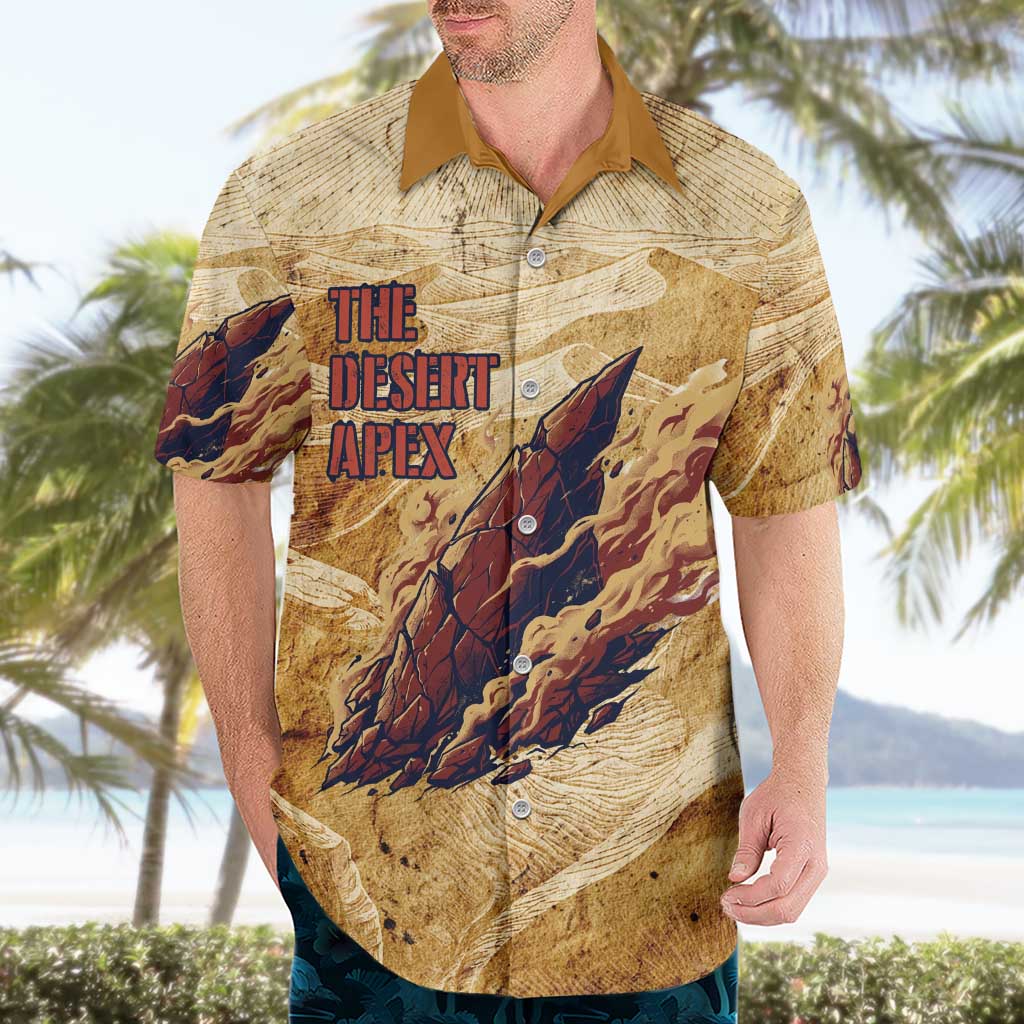 The Desert Apex Giratina Hawaiian Shirt Grunge Ink Sandstorm Art