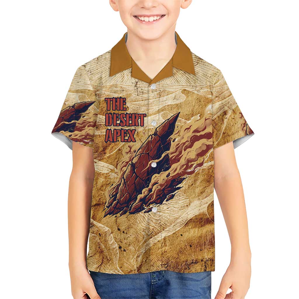 The Desert Apex Giratina Hawaiian Shirt Grunge Ink Sandstorm Art
