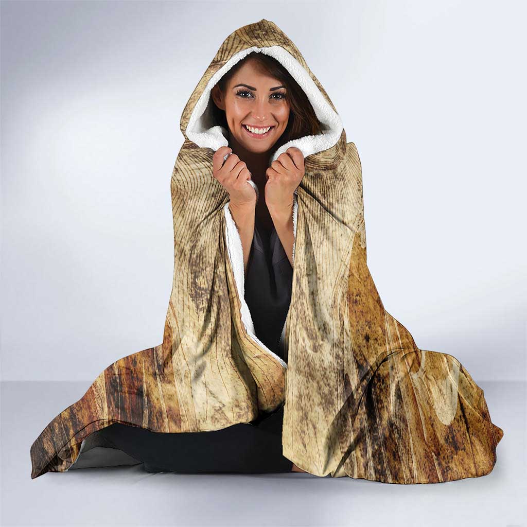 The Desert Apex Giratina Hooded Blanket Grunge Ink Sandstorm Art