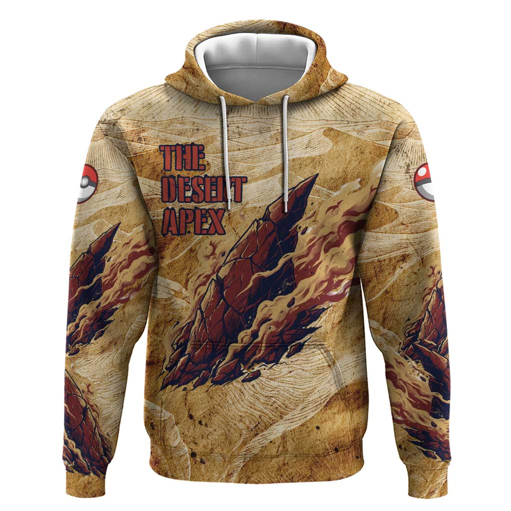 The Desert Apex Giratina Hoodie Grunge Ink Sandstorm Art