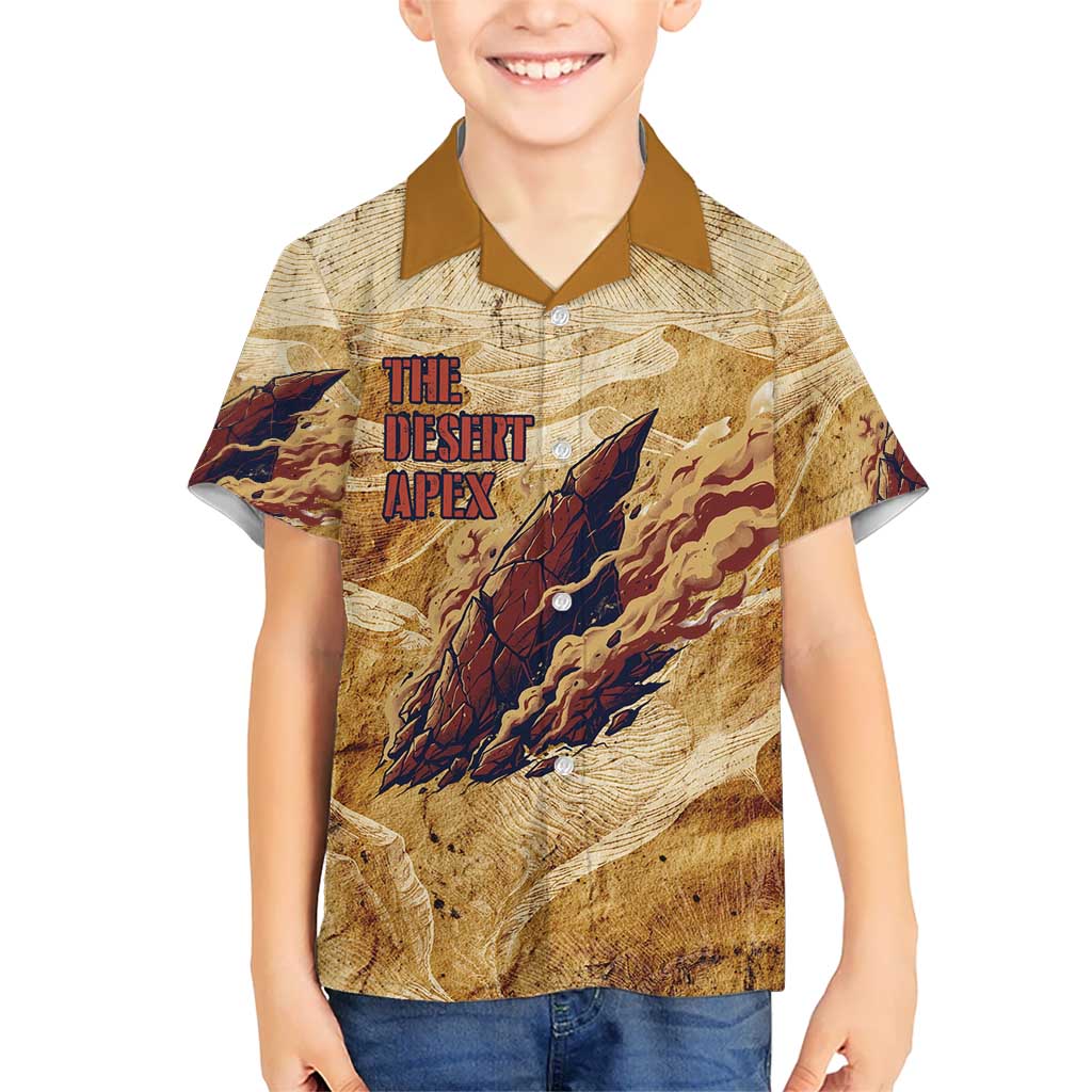 The Desert Apex Giratina Kid Hawaiian Shirt Grunge Ink Sandstorm Art