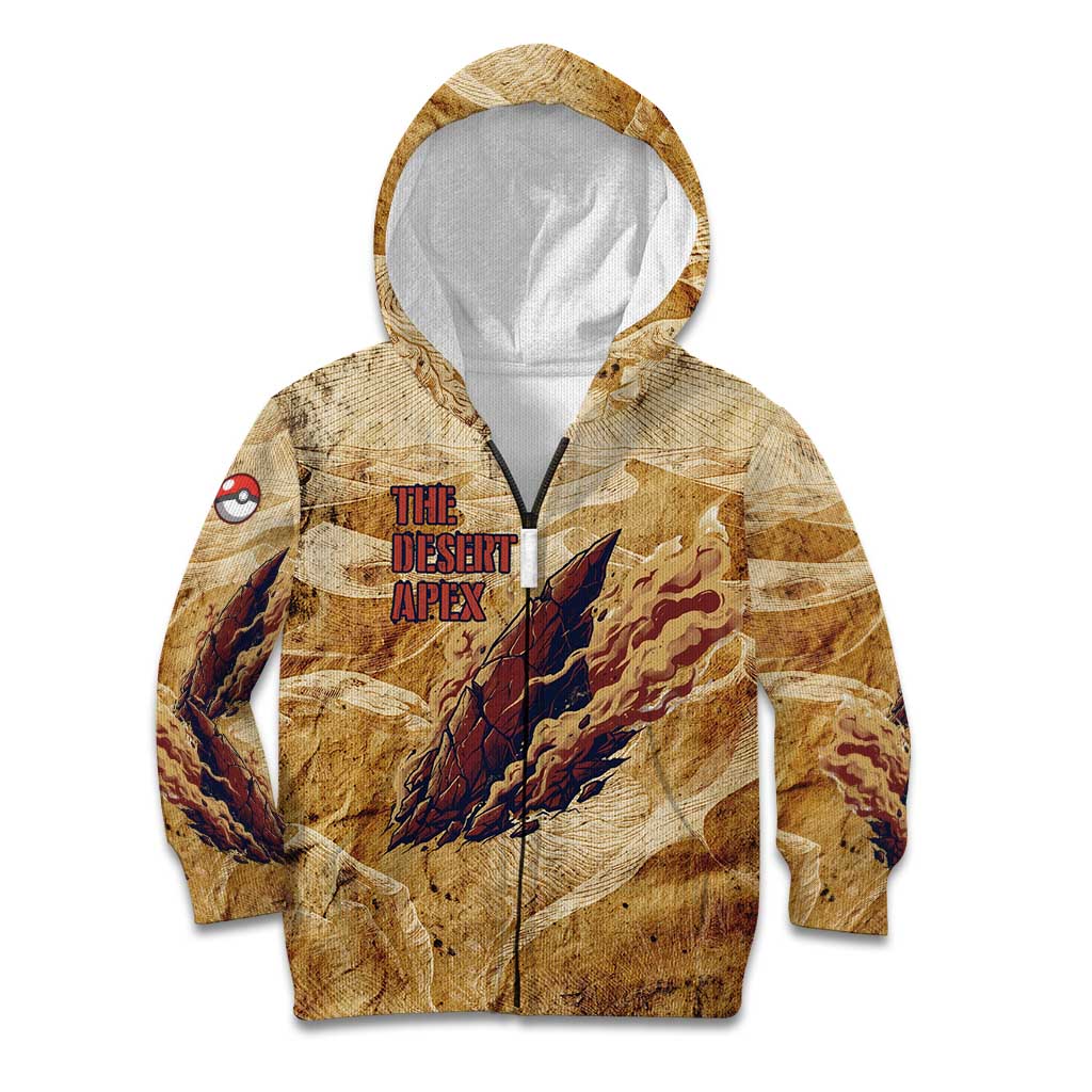 The Desert Apex Giratina Kid Hoodie Grunge Ink Sandstorm Art