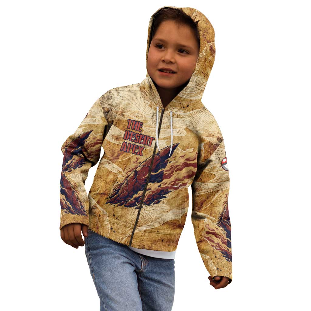The Desert Apex Giratina Kid Hoodie Grunge Ink Sandstorm Art