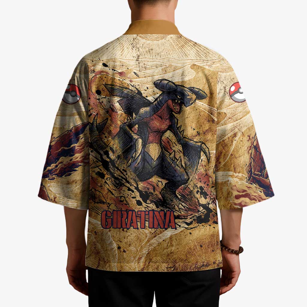 The Desert Apex Giratina Kimono Grunge Ink Sandstorm Art