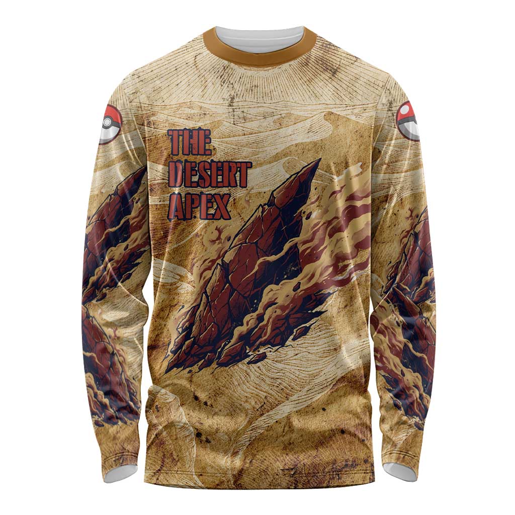 The Desert Apex Giratina Long Sleeve Shirt Grunge Ink Sandstorm Art