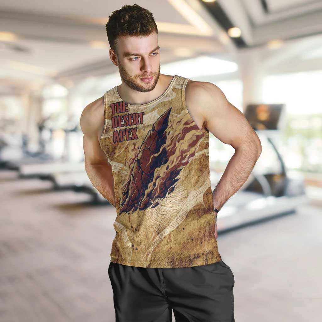 The Desert Apex Giratina Men Tank Top Grunge Ink Sandstorm Art