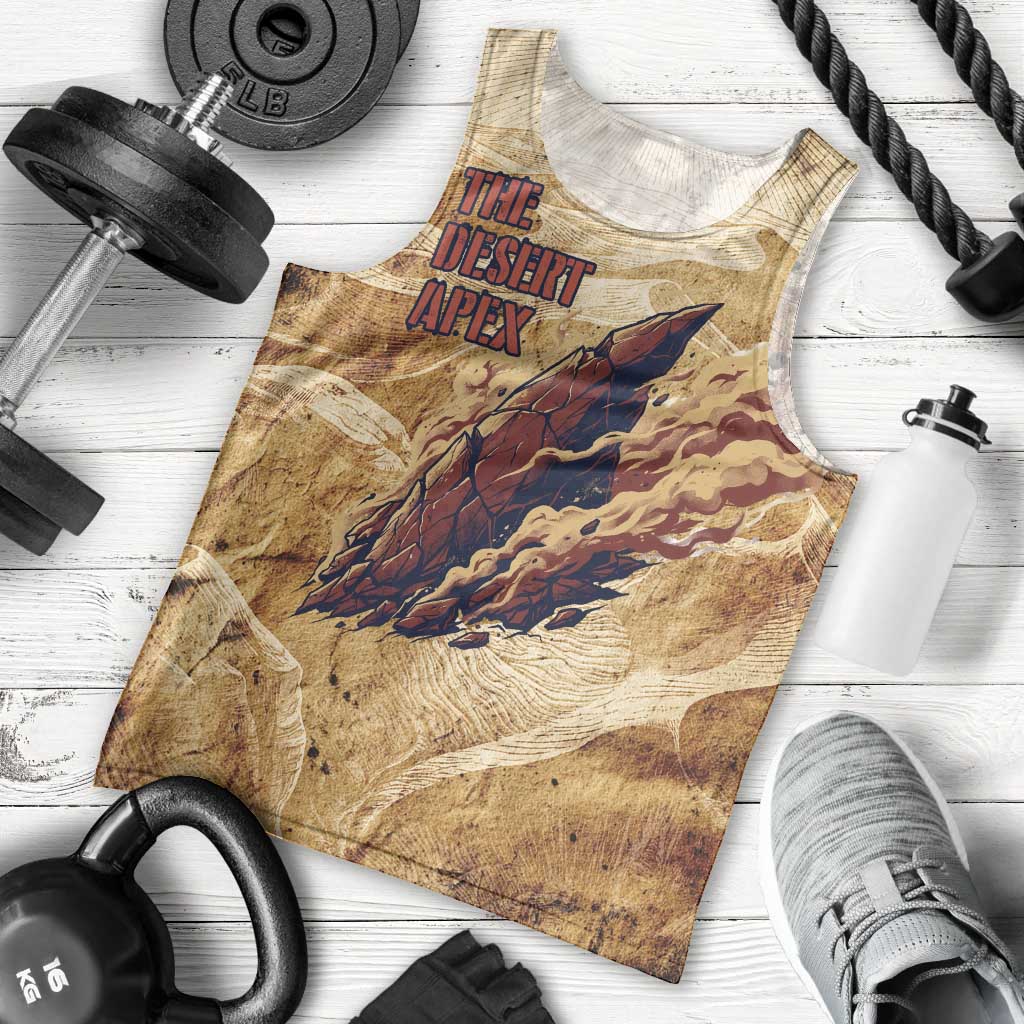 The Desert Apex Giratina Men Tank Top Grunge Ink Sandstorm Art