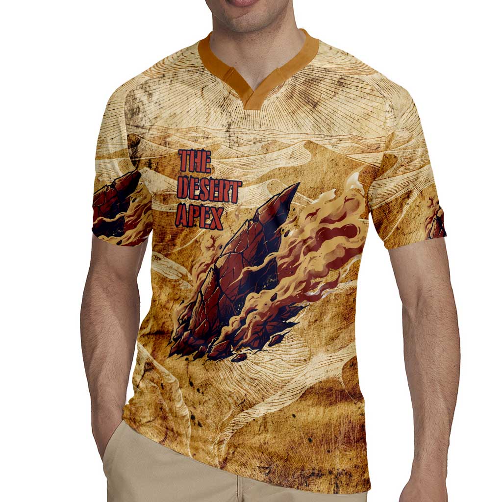 The Desert Apex Giratina Rugby Jersey Grunge Ink Sandstorm Art