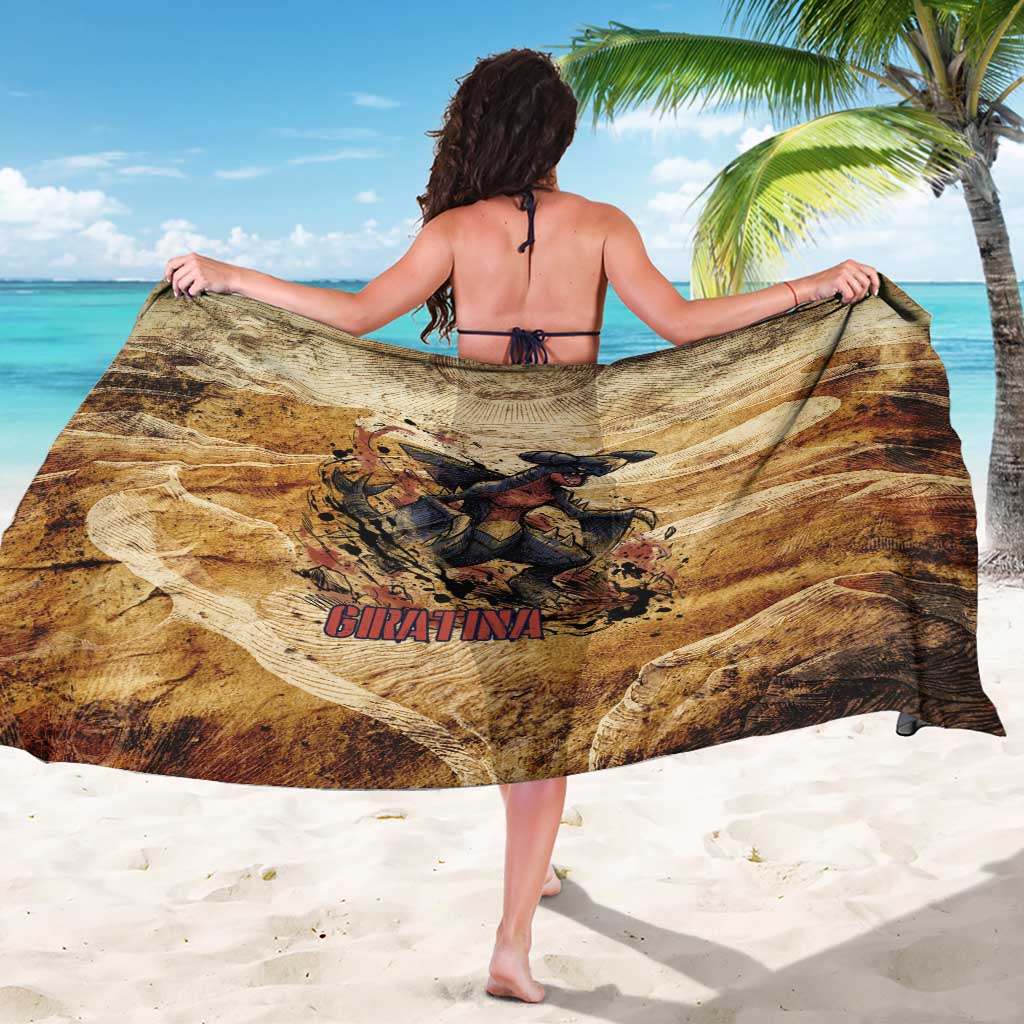 The Desert Apex Giratina Sarong Grunge Ink Sandstorm Art