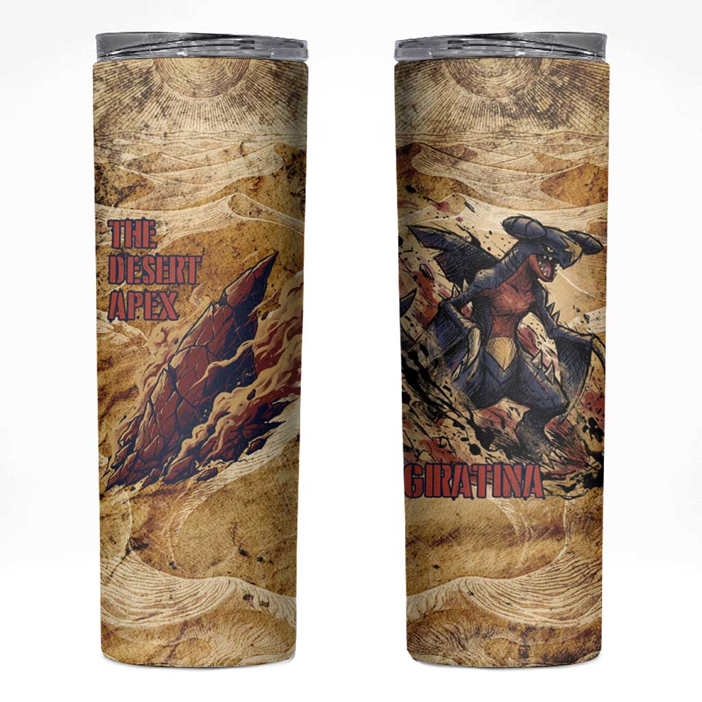 The Desert Apex Giratina Skinny Tumbler Grunge Ink Sandstorm Art