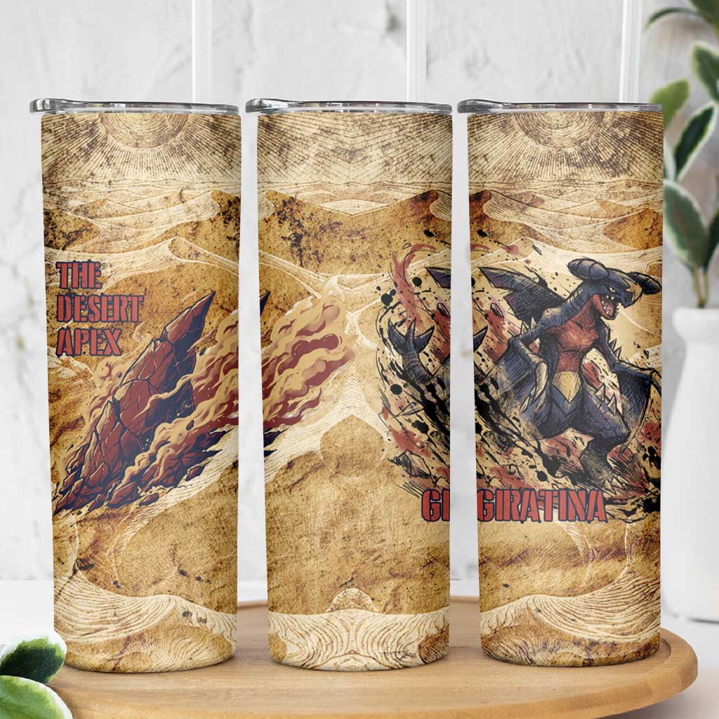 The Desert Apex Giratina Skinny Tumbler Grunge Ink Sandstorm Art