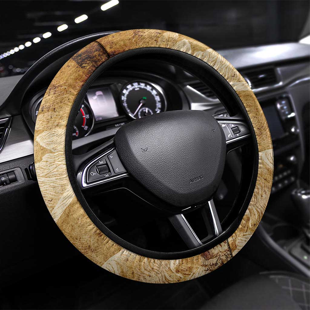 The Desert Apex Giratina Steering Wheel Cover Grunge Ink Sandstorm Art