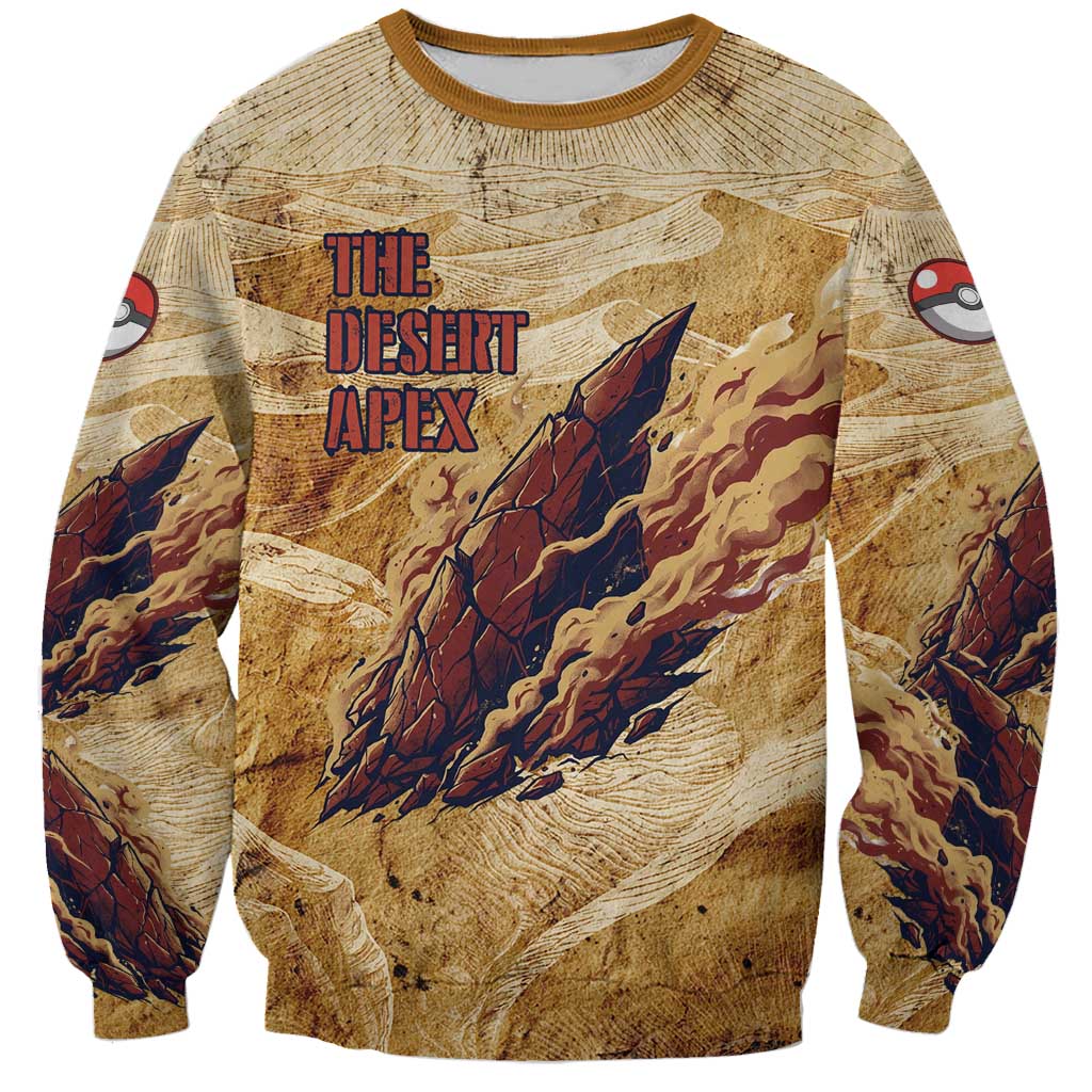The Desert Apex Giratina Sweatshirt Grunge Ink Sandstorm Art