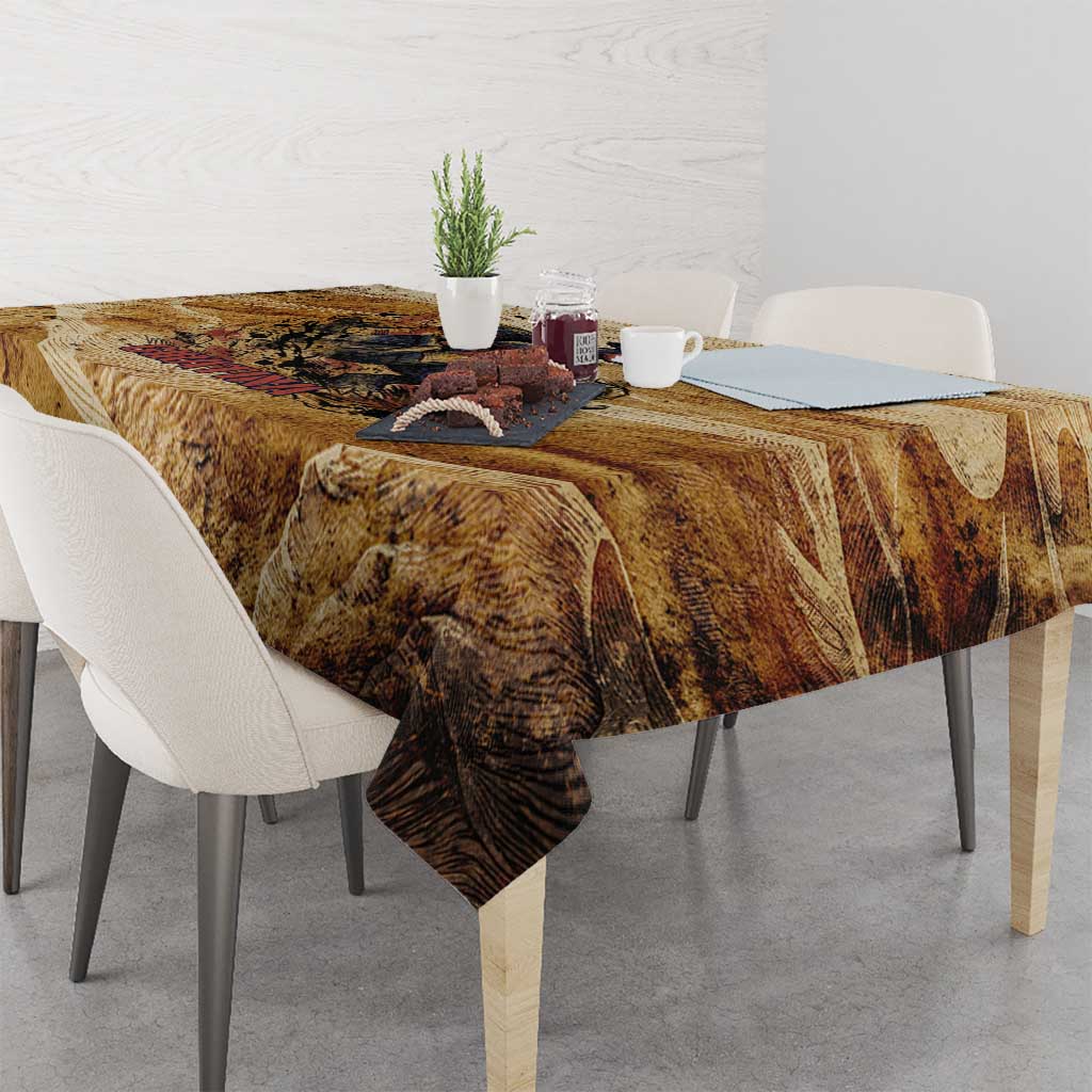 The Desert Apex Giratina Tablecloth Grunge Ink Sandstorm Art