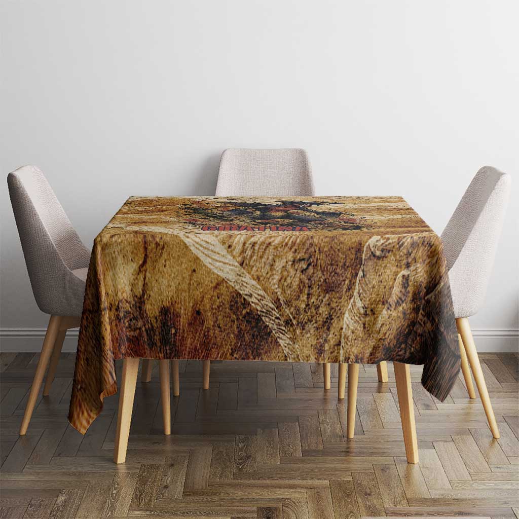 The Desert Apex Giratina Tablecloth Grunge Ink Sandstorm Art