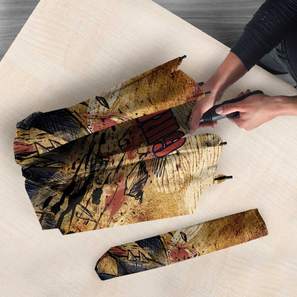 The Desert Apex Giratina Umbrella Grunge Ink Sandstorm Art