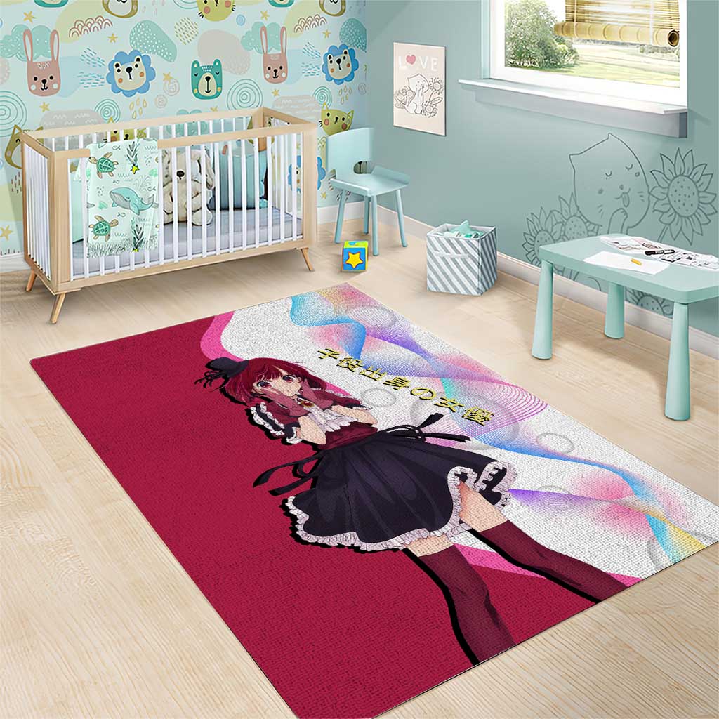 Kana Arima Idol Area Rug Elegant Idol Anime Style