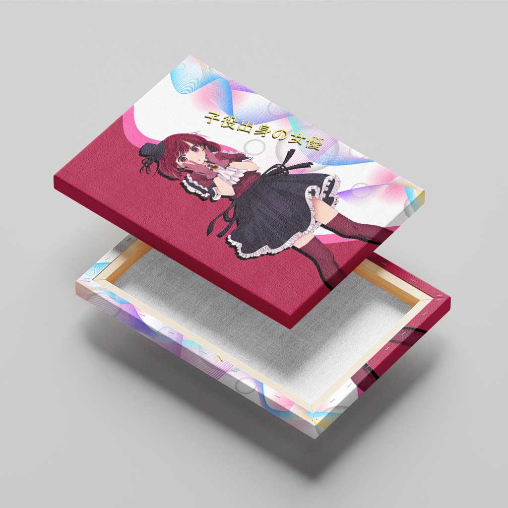 Kana Arima Idol Canvas Wall Art Elegant Idol Anime Style