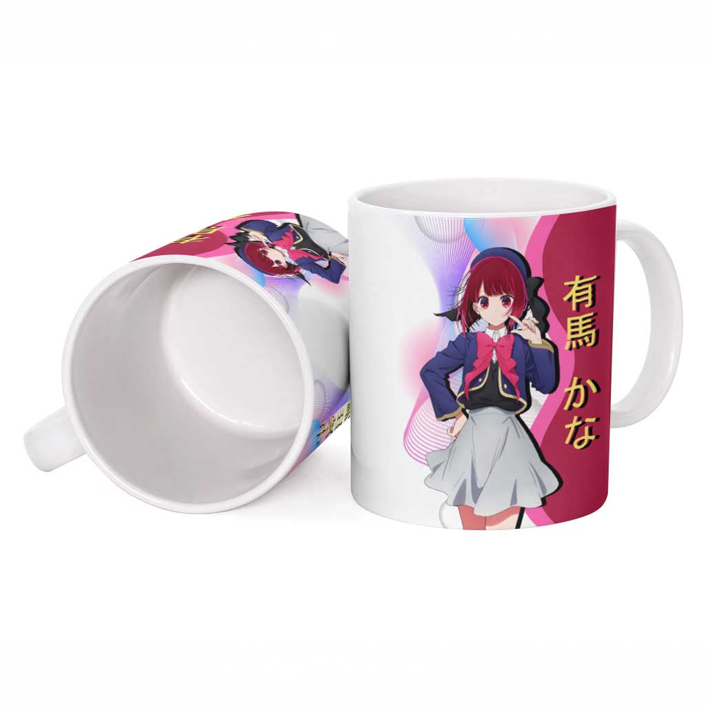 Kana Arima Idol Ceramic Mug Elegant Idol Anime Style