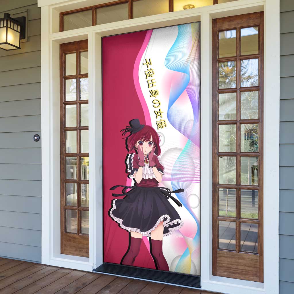 Kana Arima Idol Door Cover Elegant Idol Anime Style