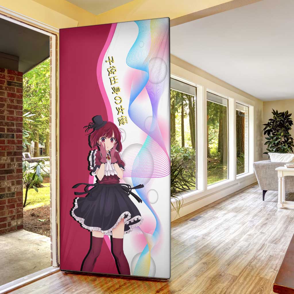 Kana Arima Idol Door Cover Elegant Idol Anime Style