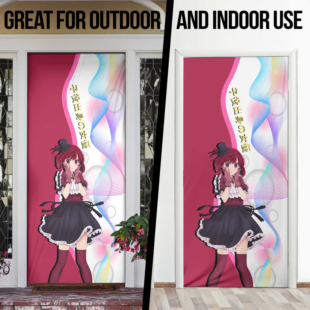 Kana Arima Idol Door Cover Elegant Idol Anime Style