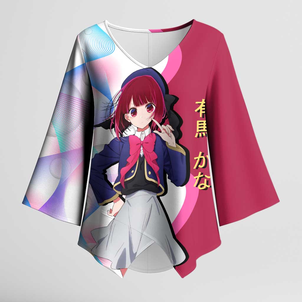 Kana Arima Idol Kimono Sleeve Blouse Elegant Idol Anime Style