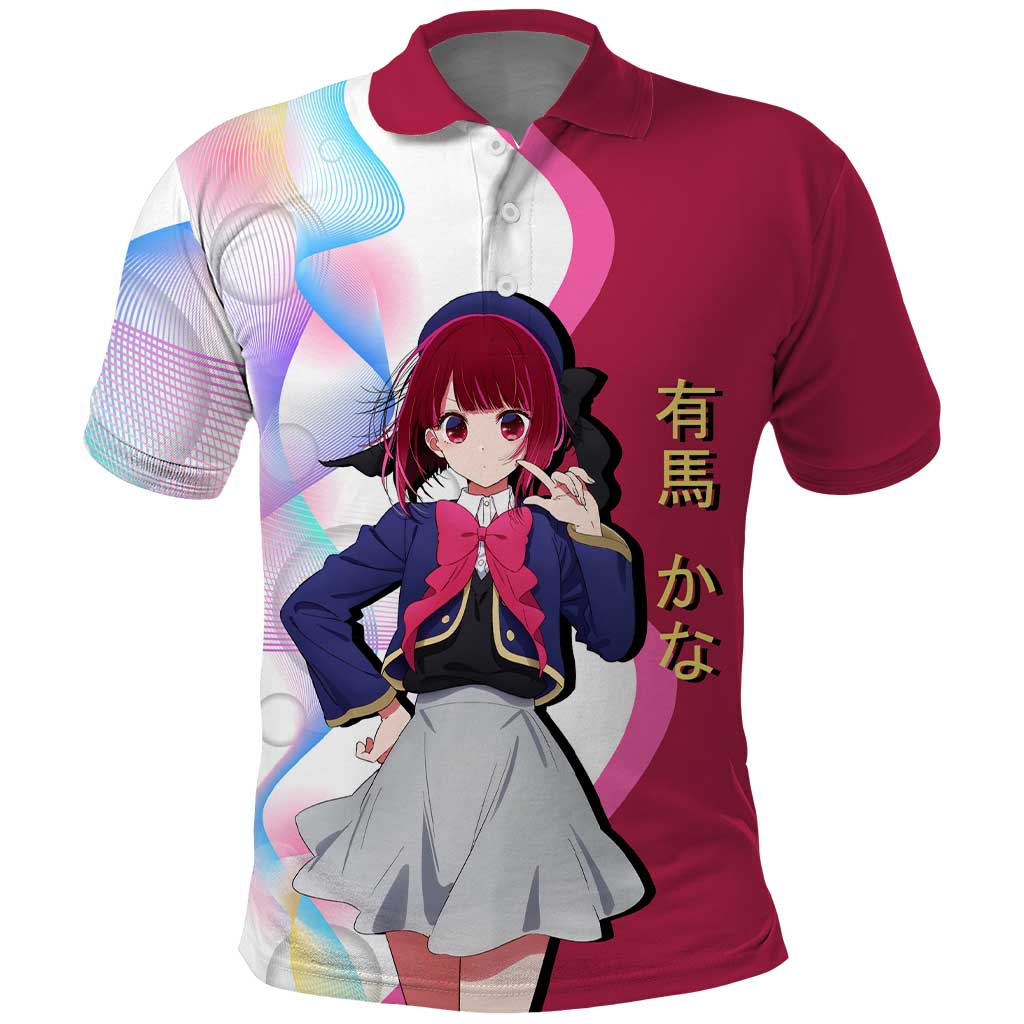 Kana Arima Idol Polo Shirt Elegant Idol Anime Style