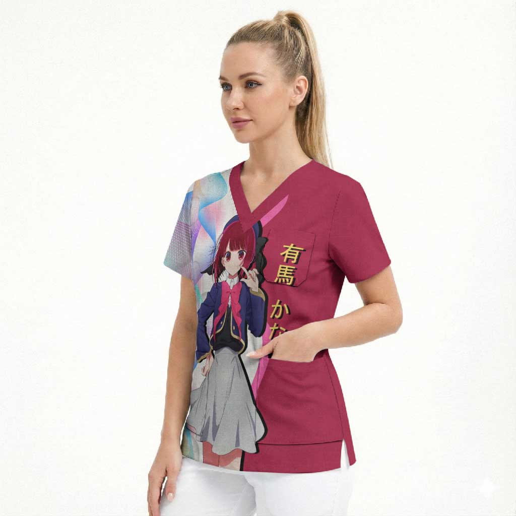 Kana Arima Idol Scrub Top Elegant Idol Anime Style