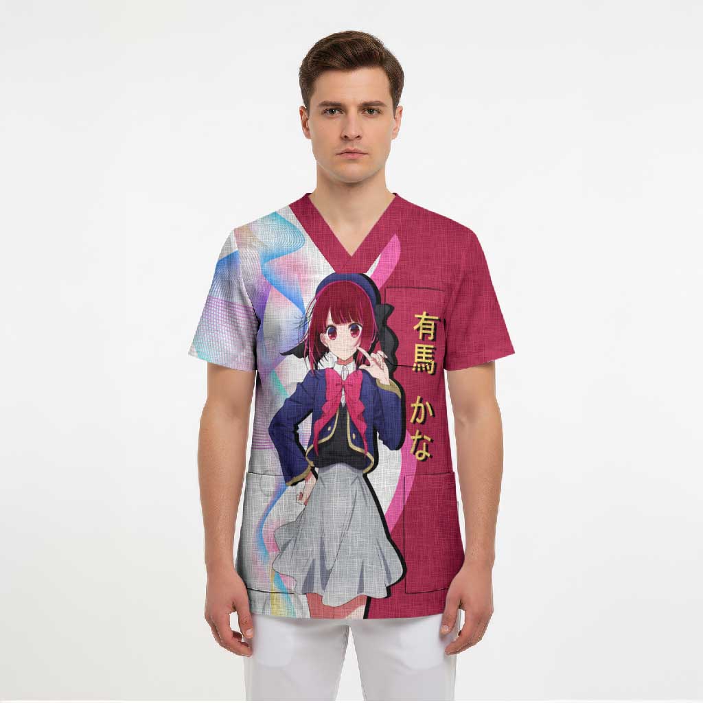 Kana Arima Idol Scrub Top Elegant Idol Anime Style