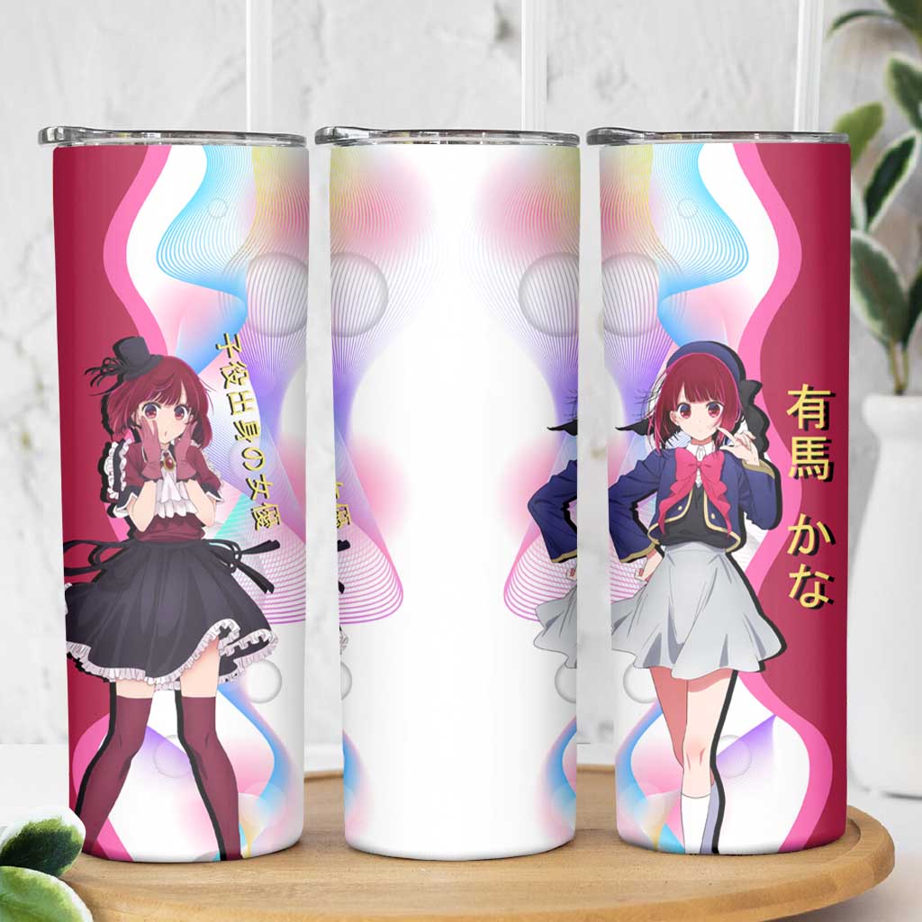 Kana Arima Idol Skinny Tumbler Elegant Idol Anime Style