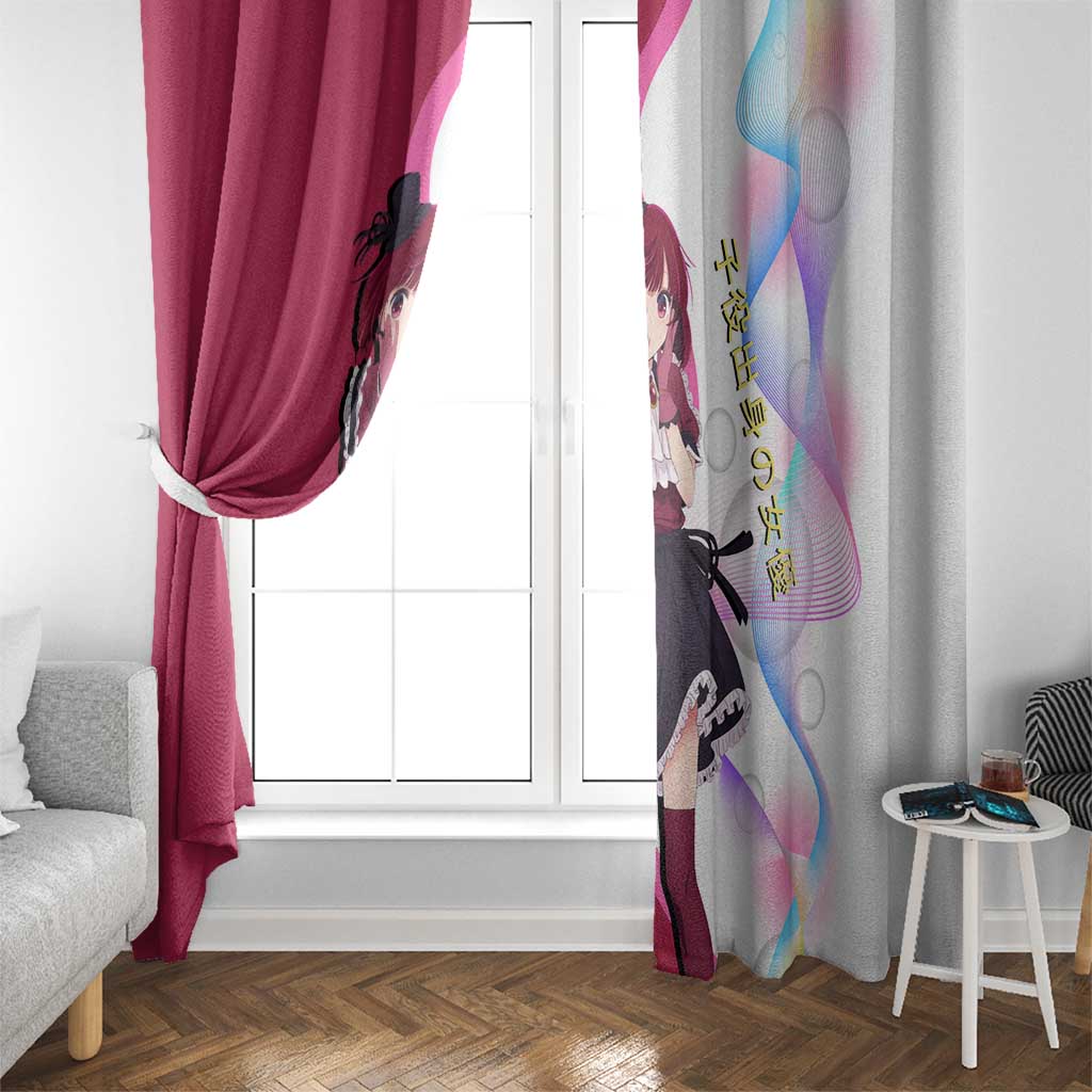 Kana Arima Idol Window Curtain Elegant Idol Anime Style