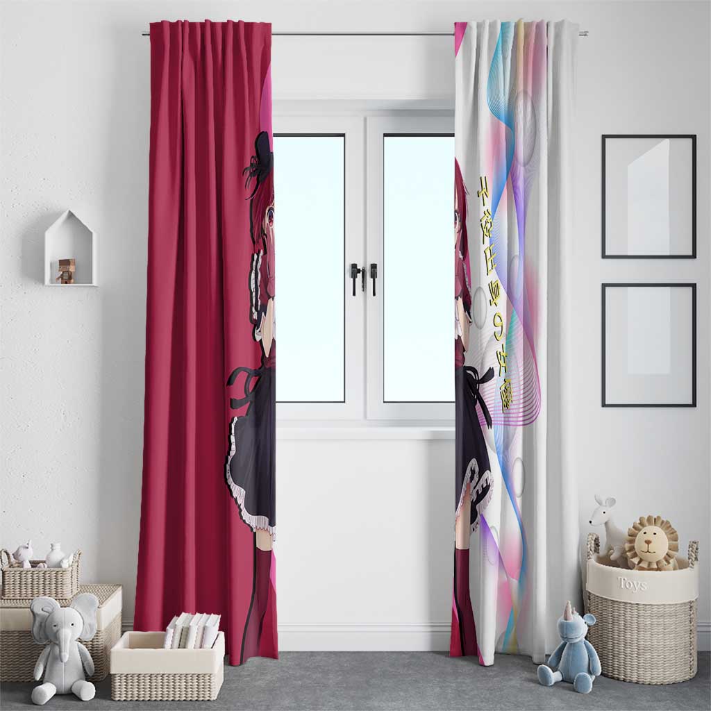 Kana Arima Idol Window Curtain Elegant Idol Anime Style