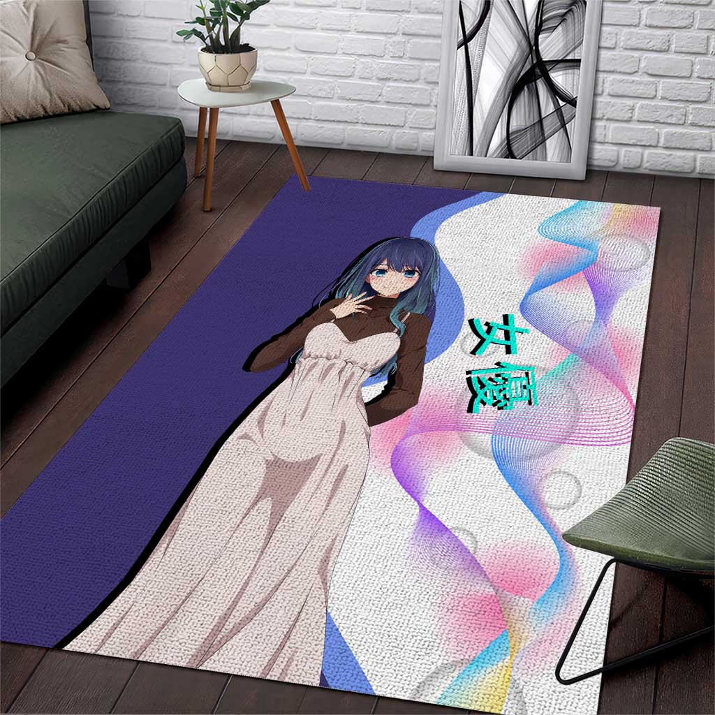 Akane Kurokawa Area Rug Chic Idol Anime Style