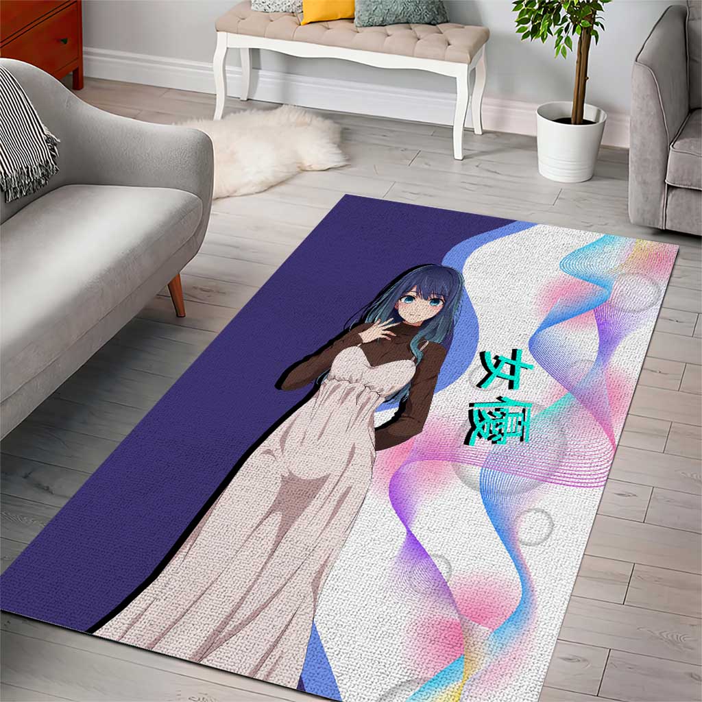 Akane Kurokawa Area Rug Chic Idol Anime Style