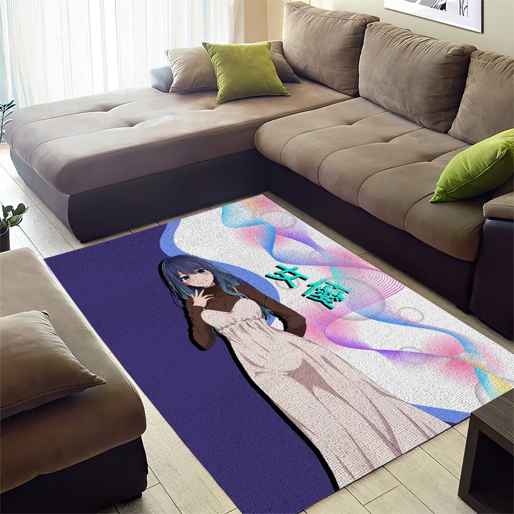 Akane Kurokawa Area Rug Chic Idol Anime Style