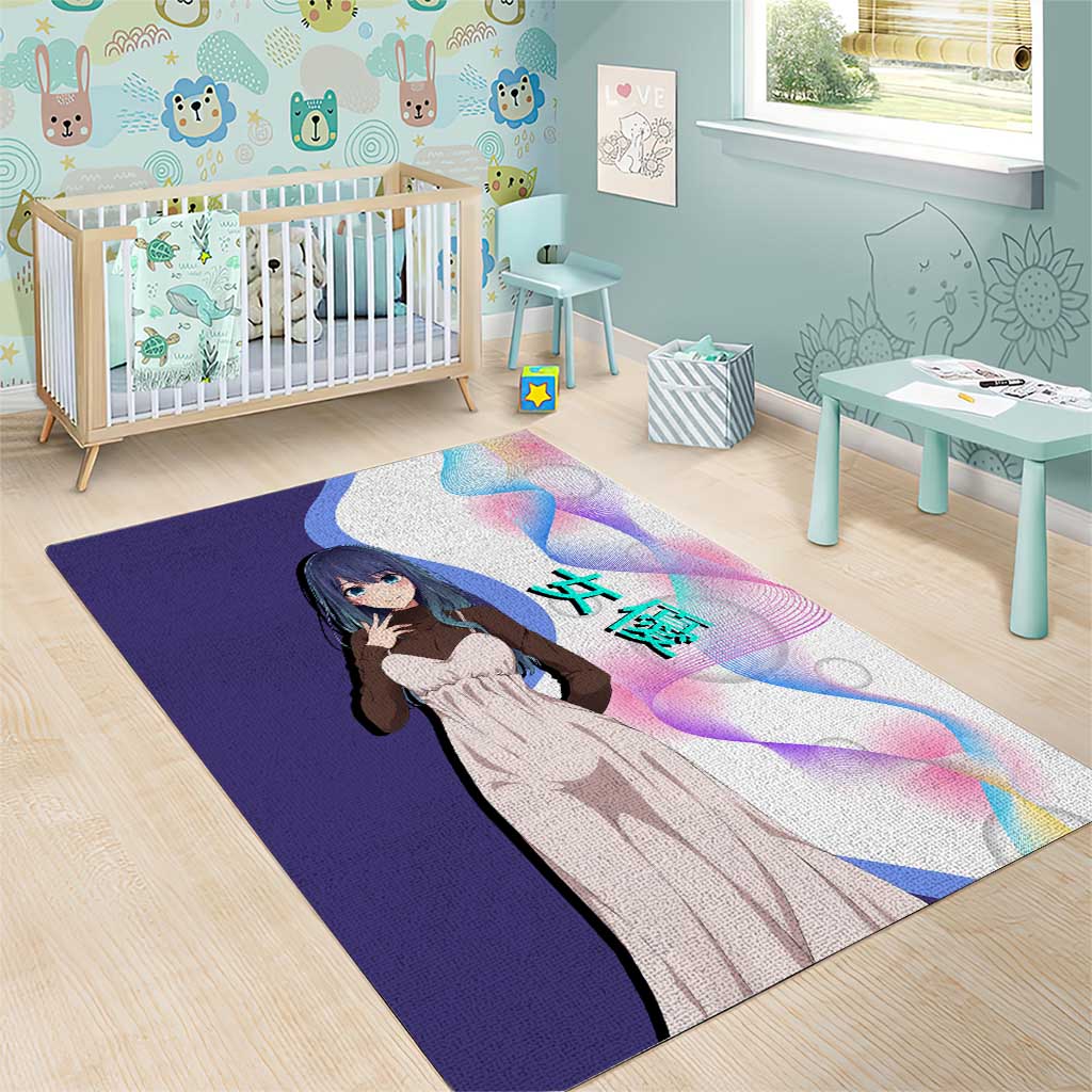 Akane Kurokawa Area Rug Chic Idol Anime Style