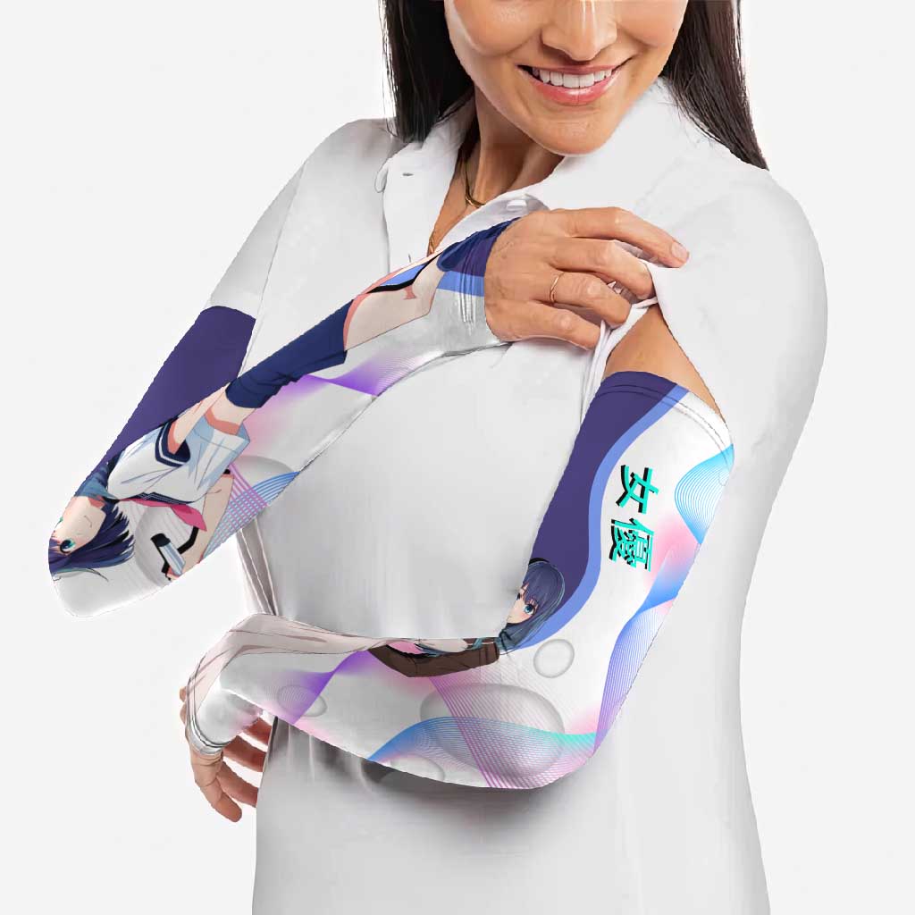 Akane Kurokawa Arm Sleeves Chic Idol Anime Style