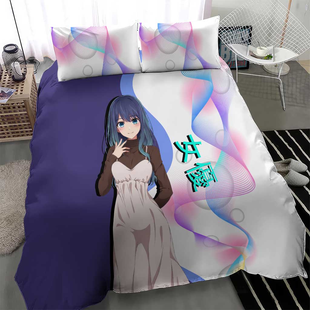 Akane Kurokawa Bedding Set Chic Idol Anime Style
