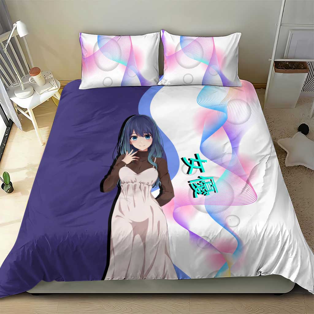 Akane Kurokawa Bedding Set Chic Idol Anime Style