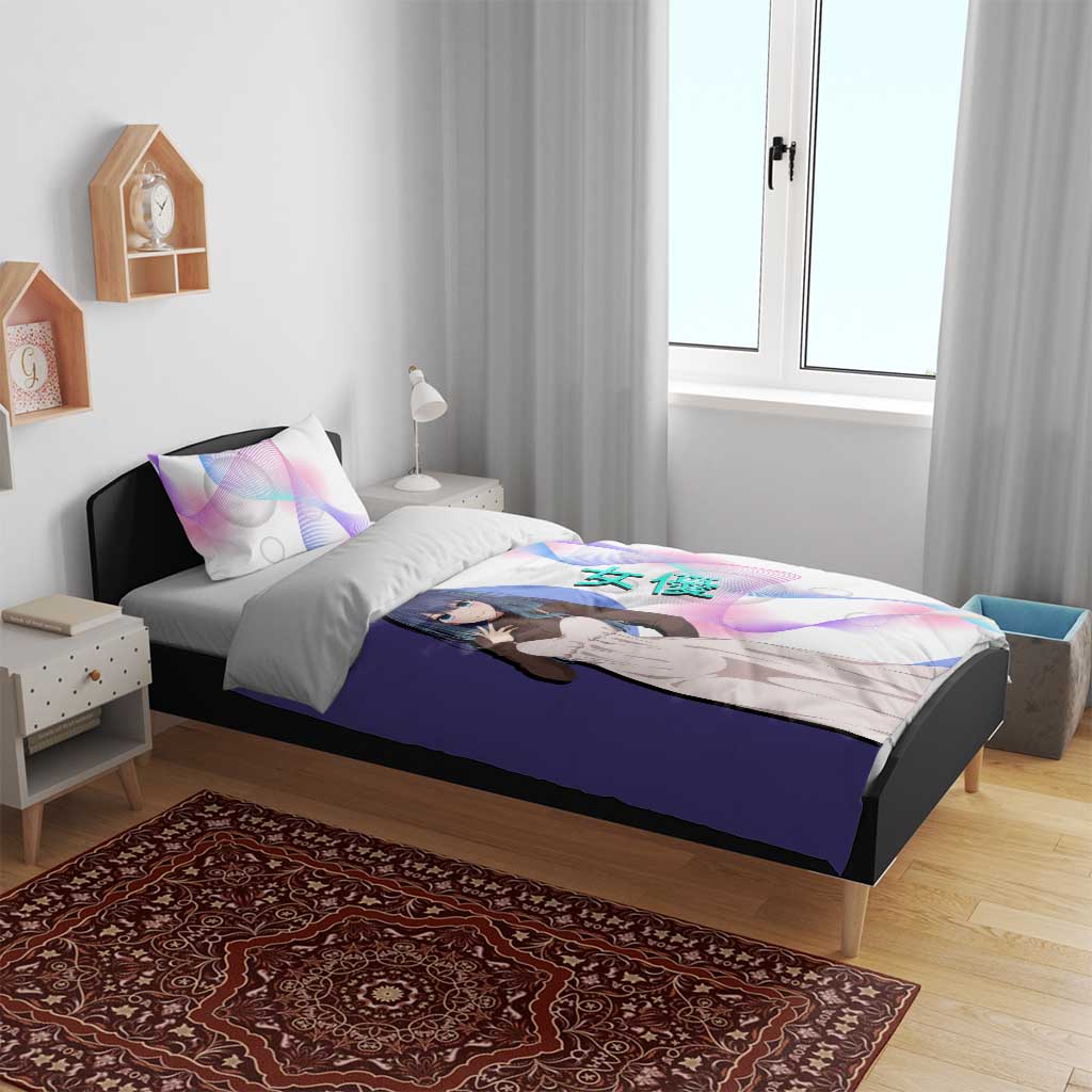 Akane Kurokawa Bedding Set Chic Idol Anime Style