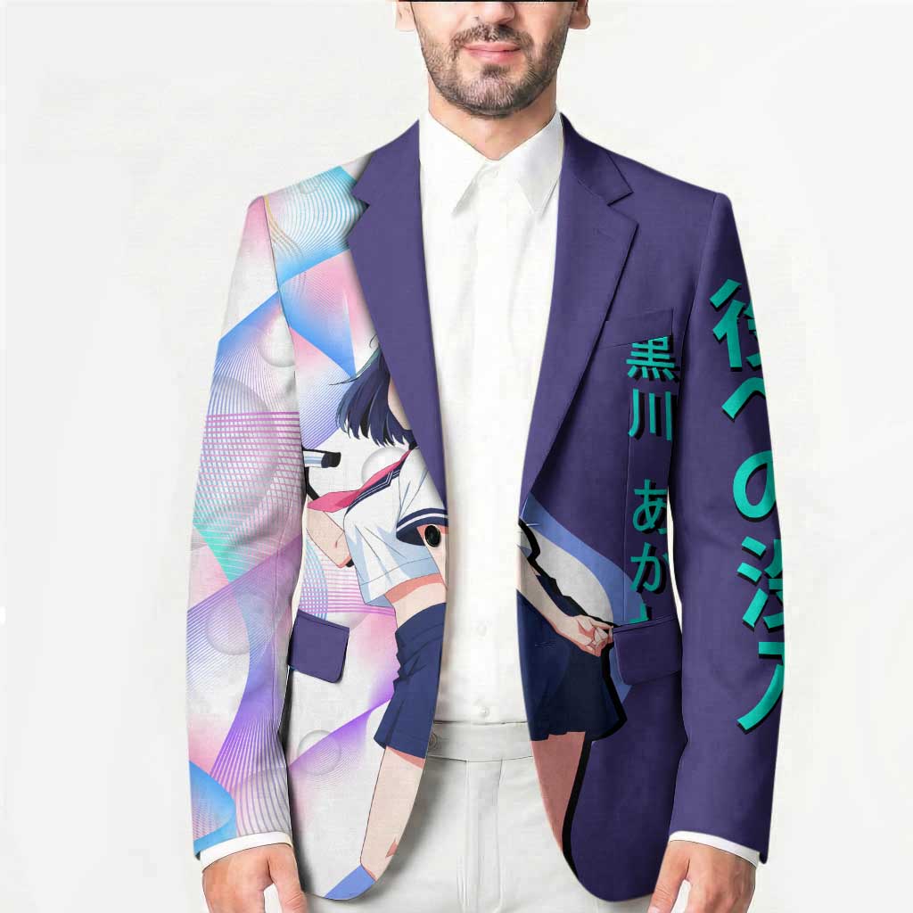 Akane Kurokawa Blazer Chic Idol Anime Style