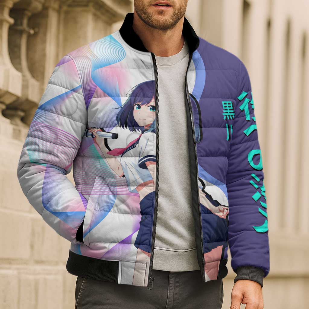 Akane Kurokawa Bomber Puffer Jacket Chic Idol Anime Style