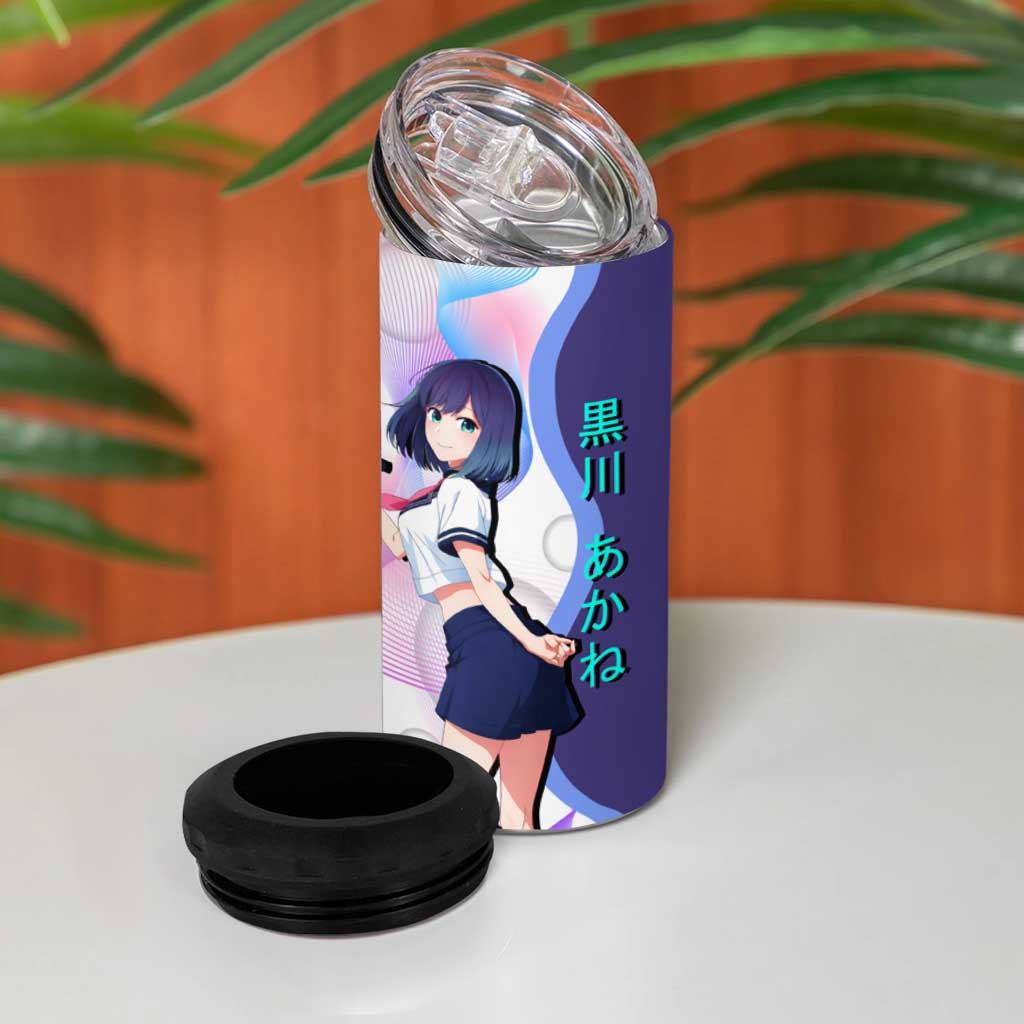 Akane Kurokawa 4 in 1 Can Cooler Tumbler Chic Idol Anime Style