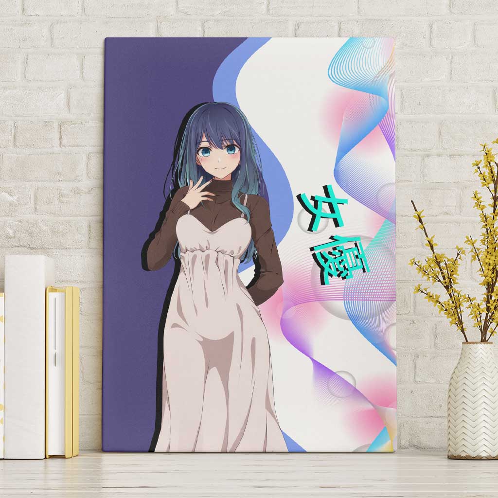 Akane Kurokawa Canvas Wall Art Chic Idol Anime Style