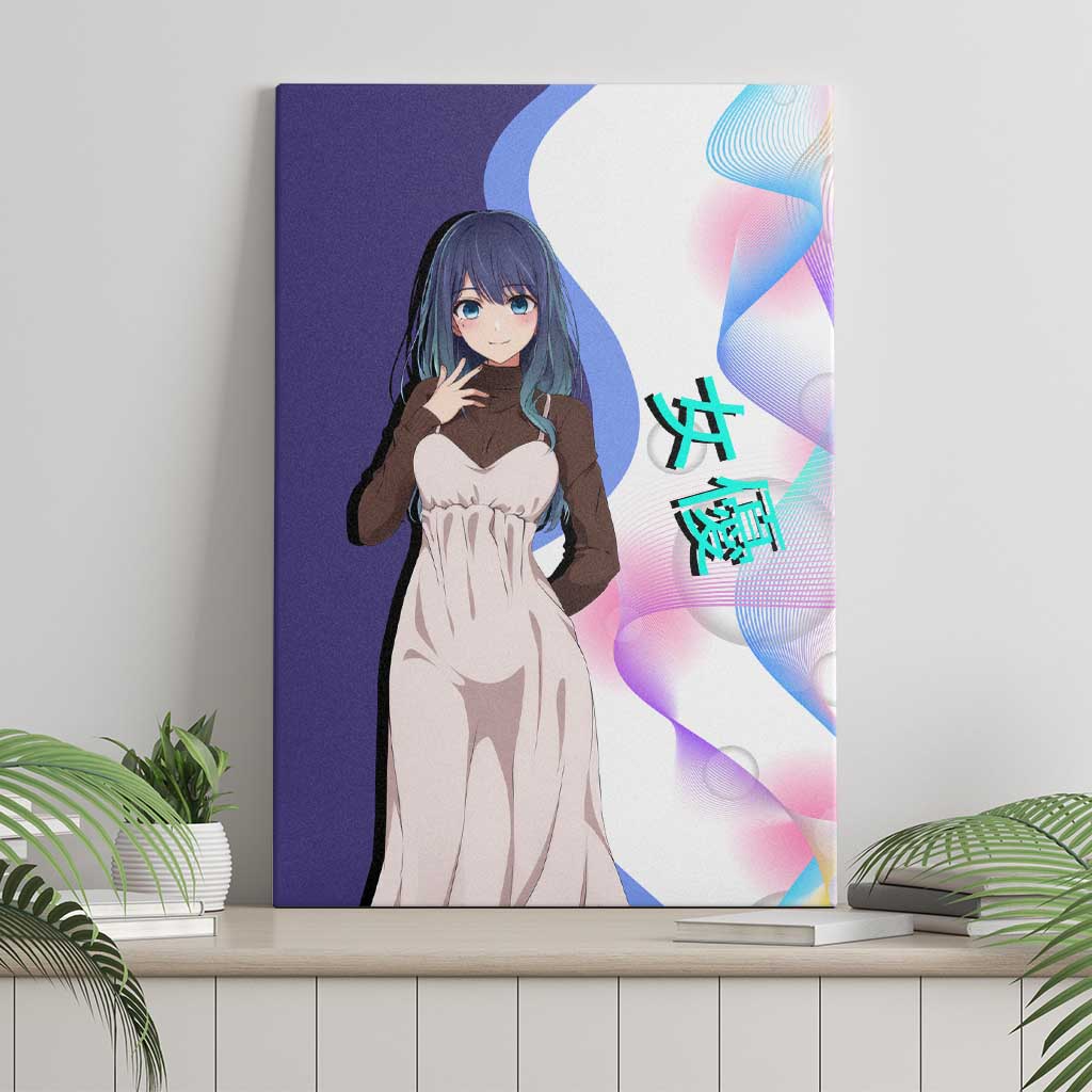 Akane Kurokawa Canvas Wall Art Chic Idol Anime Style