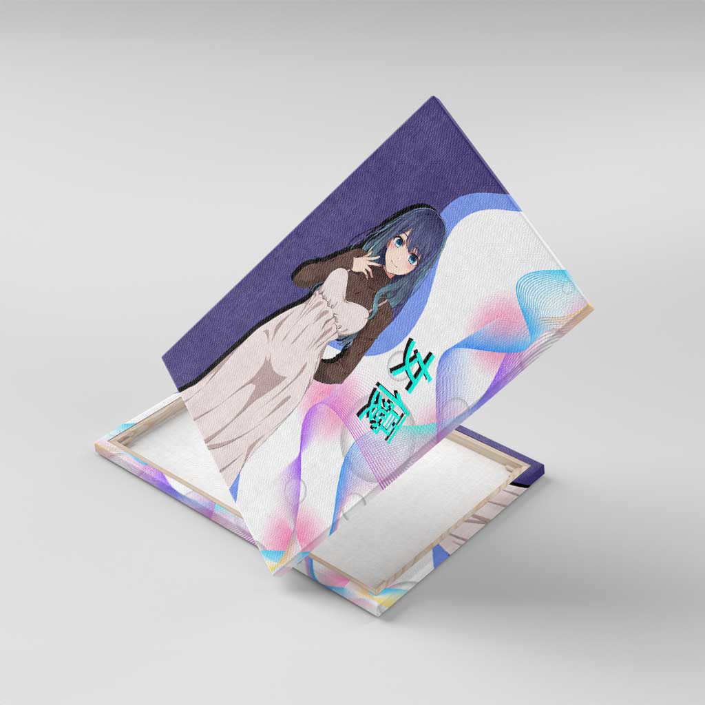 Akane Kurokawa Canvas Wall Art Chic Idol Anime Style
